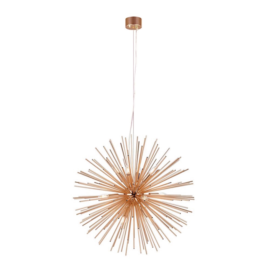 Markslöjd 107752 - Lustra ar auklu SOLEIL 12xE14/20W/260V Rozā zelta
