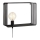 Markslöjd 107814 - Sienas lampa SHELF 1xE27/60W/230V