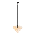 Markslöjd 107911 - Lustra ar stieni MERLOT 13xG9/20W/230V Ø 56 cm balta/melna