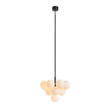 Markslöjd 107911 - Lustra ar stieni MERLOT 13xG9/20W/230V Ø 56 cm balta/melna