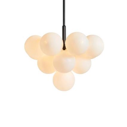 Markslöjd 107911 - Lustra ar stieni MERLOT 13xG9/20W/230V Ø 56 cm balta/melna