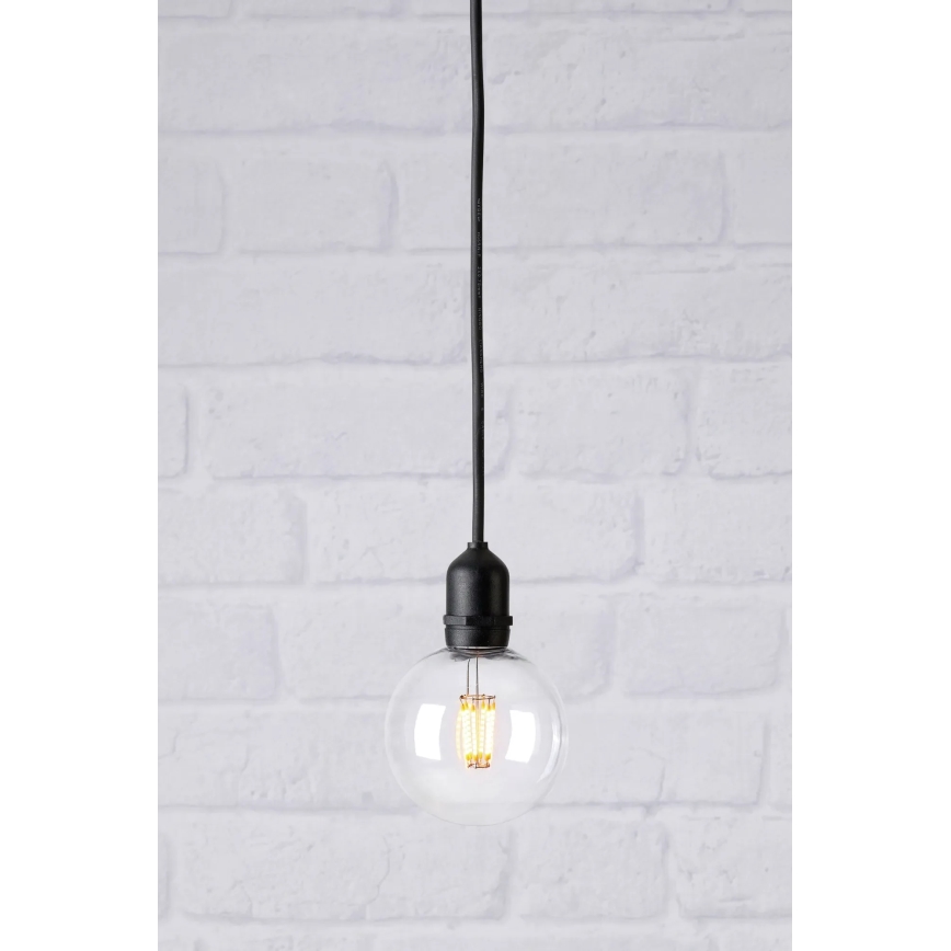 Markslöjd 107989 - LED āra karājamais gaismeklis GARDEN24 LED/2,86W/24V IP44 melns/caurspīdīgs