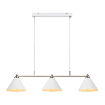 Markslöjd 108075 - Lustra uz auklas KLINT 3xE14/40W/230V balta