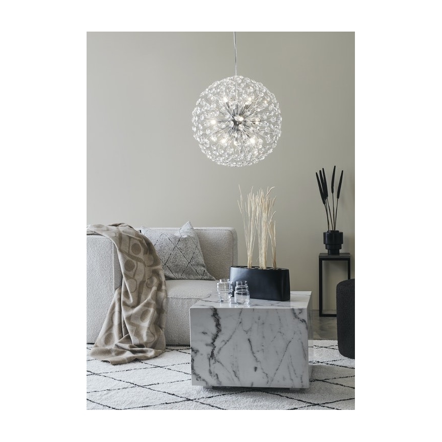 Markslöjd 108101 - Kristāla lustra uz auklas BOLID 9xG9/20W/230V