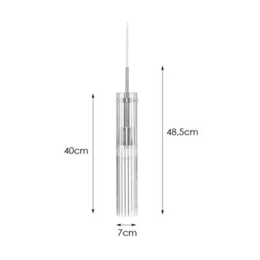 Markslöjd 108112 - Lustra uz auklas TUBO 1xE14/40W/230V