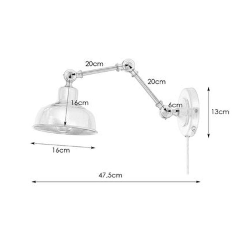 Markslöjd 108115 - Sienas gaismeklis GRIMSTAD 1xE27/60W/230V