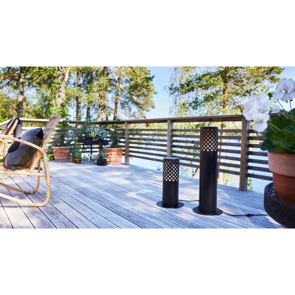 Markslöjd 108174 - LED āra lampa GARDEN24 LED/6W/24V 70 cm IP44 melna