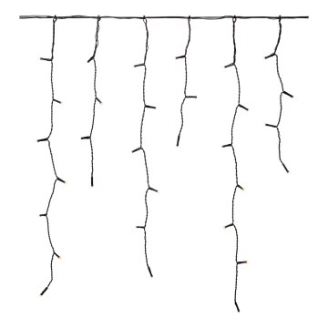 Markslöjd 108179 - LED Āra Ziemassvētku aizkars GARDEN24 160xLED/9,6W/24V 3,1m siltā balta