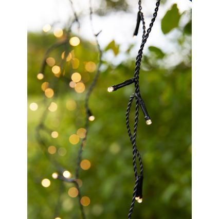 Markslöjd 108179 - LED Āra Ziemassvētku aizkars GARDEN24 160xLED/9,6W/24V 3,1m siltā balta