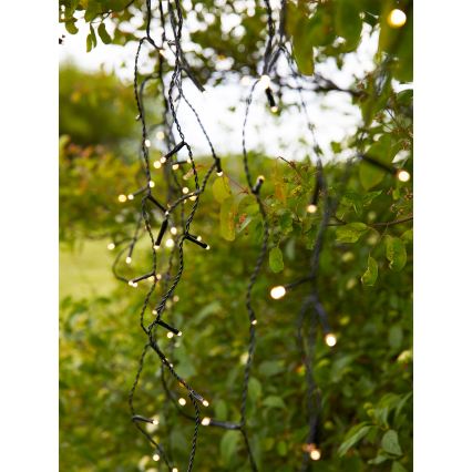 Markslöjd 108179 - LED Āra Ziemassvētku aizkars GARDEN24 160xLED/9,6W/24V 3,1m siltā balta