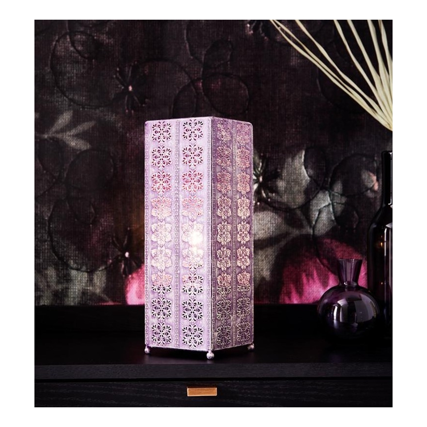 Markslöjd 108224 - Galda lampa AGRA 1xE14/18W/230V violeta