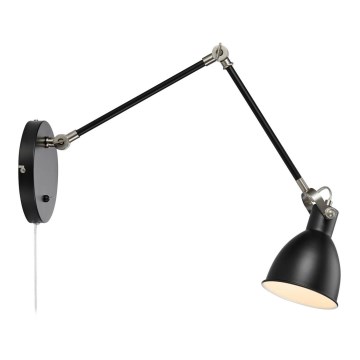 Markslöjd 108250 - Sienas lampa HOUSE 1xE14/40W/230V melns