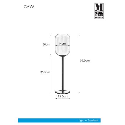 Markslöjd 108251 - Galda lampaCAVA 1xE14/40W/230V zelta