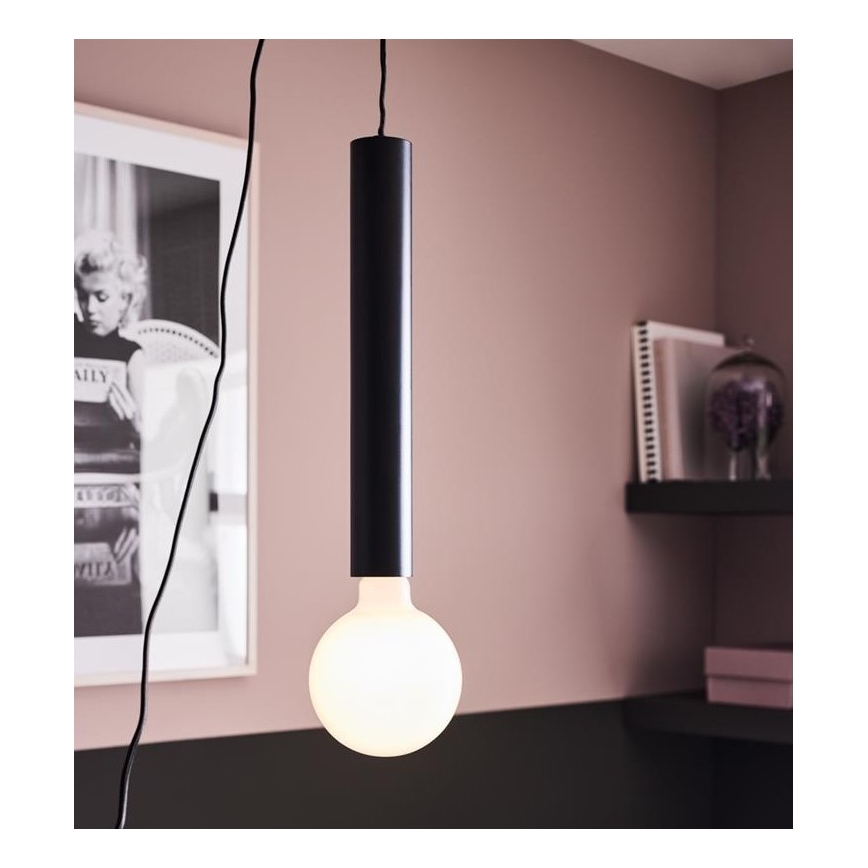 Markslöjd 108260 - Lustra ar auklu SENCILLO 1xE27/40W/230V melna
