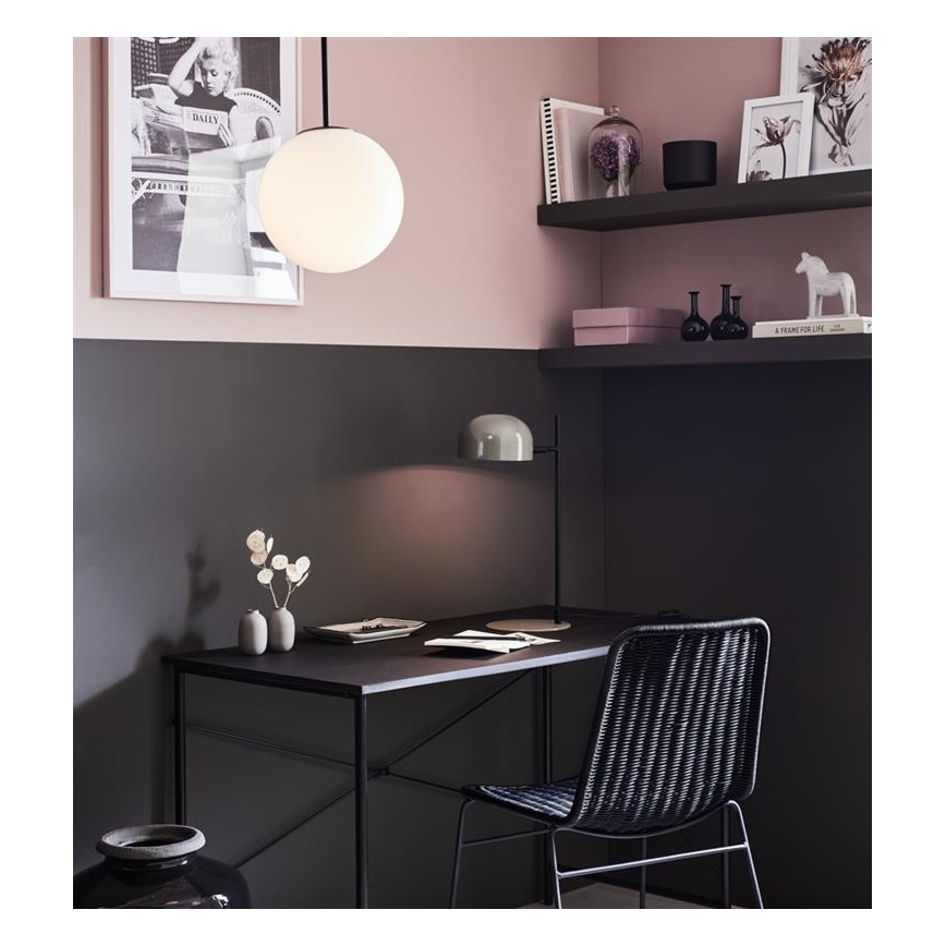 Markslöjd 108292 - Galda lampa POSE 1xE14/25W/230V pelēka