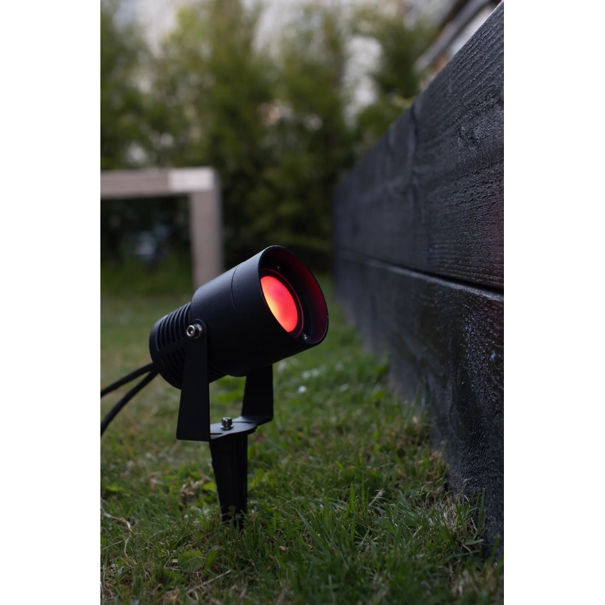 Markslöjd 108404 - LED RGBW āra lampa GARDEN24 LED/6W/24V 30 cm IP44 melna