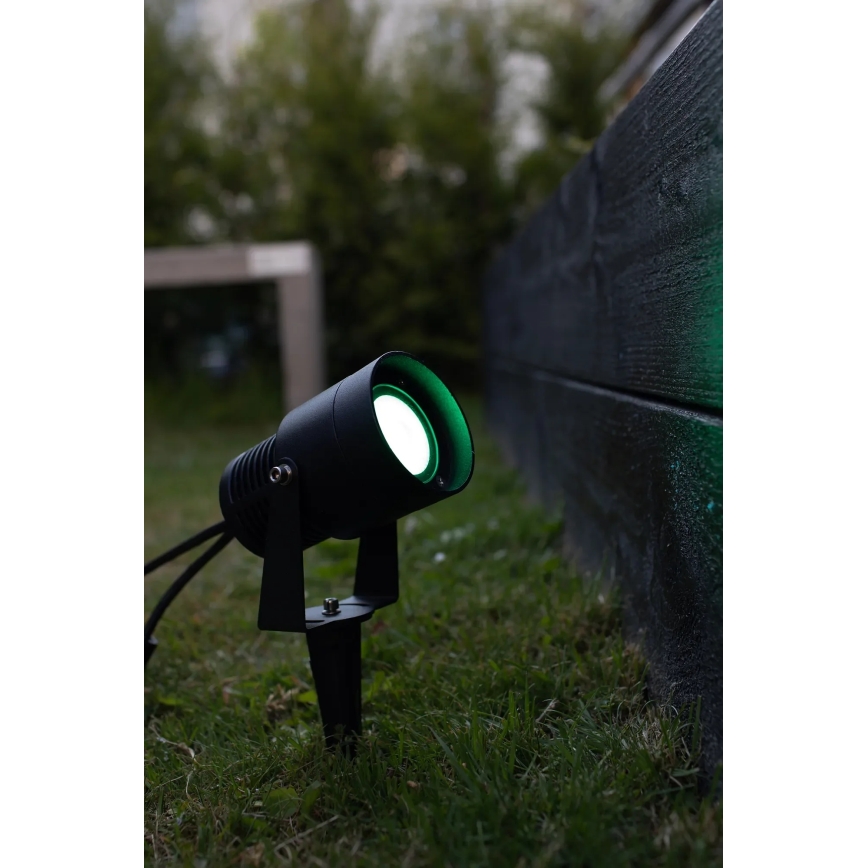 Markslöjd 108404 - LED RGBW āra lampa GARDEN24 LED/6W/24V 30 cm IP44 melna