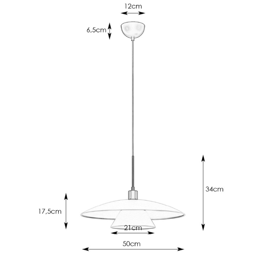Markslöjd 108431 - Lustra ar auklu MILLINGE 1xE27/40W/230V melna