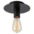 Markslöjd 108540 - Griestu lampa PIATTO 1xE27/40W/230V melna