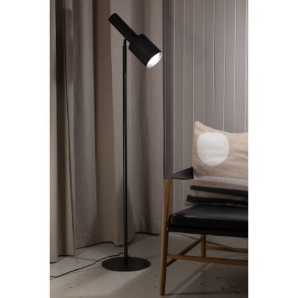 Markslöjd 108542 - Grīdas stāvlampa OZZY 1xE27/40W/230V melna