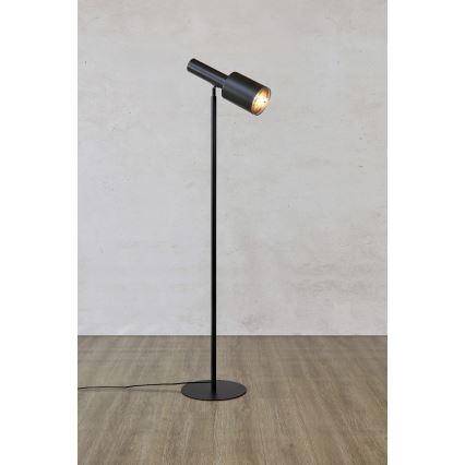 Markslöjd 108542 - Grīdas stāvlampa OZZY 1xE27/40W/230V melna