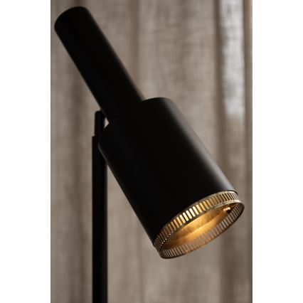 Markslöjd 108542 - Grīdas stāvlampa OZZY 1xE27/40W/230V melna
