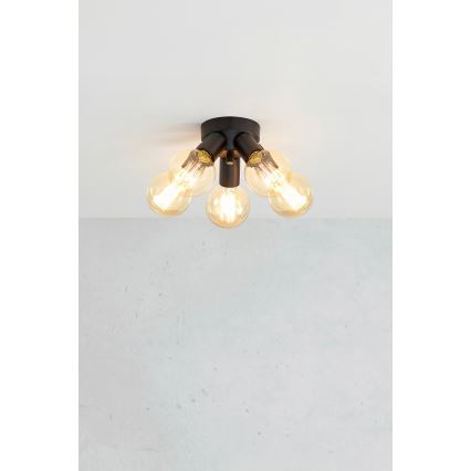 Markslöjd 108552 - Griestu lampa MAZZO 5xE27/40W/230V melna