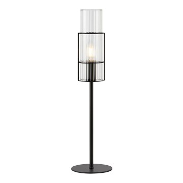 Markslöjd 108555 - Galda lampa TUBO 1xE14/40W/230V 50 cm melna/clear