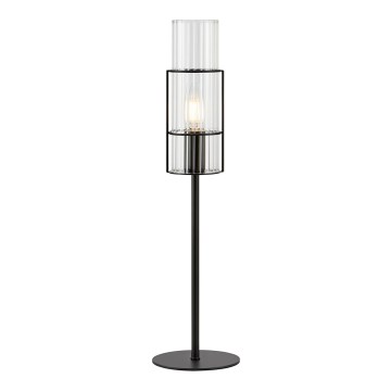 Markslöjd 108555 - Galda lampa TUBO 1xE14/40W/230V 50 cm melna/clear