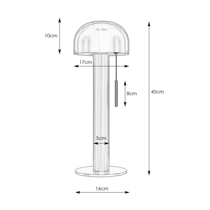 Markslöjd 108576 - Galda lampa COSTA 2xG9/18W/230V melna/zelta