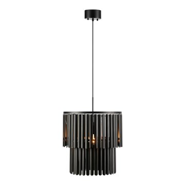 Markslöjd 108581 - Lustra ar auklu VIENTO 1xE27/40W/230V melna