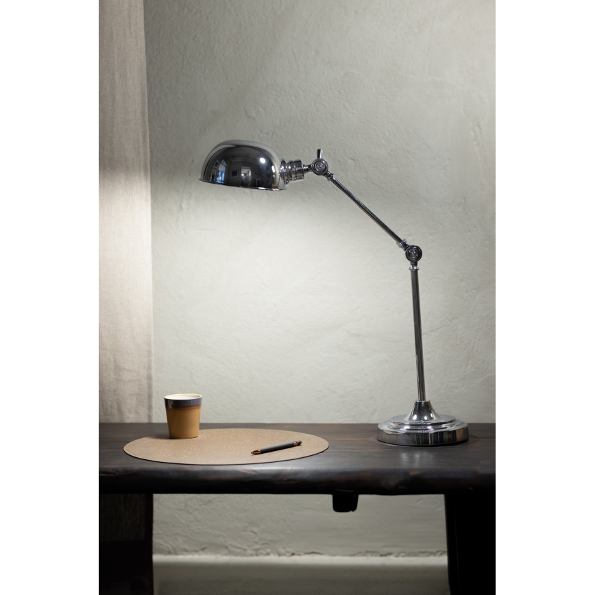 Markslöjd 108583 - Galda lampa PORTLAND 1xE27/40W/230V spīdīgi hromēts