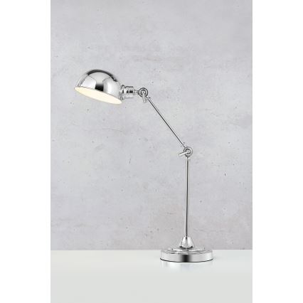 Markslöjd 108583 - Galda lampa PORTLAND 1xE27/40W/230V spīdīgi hromēts