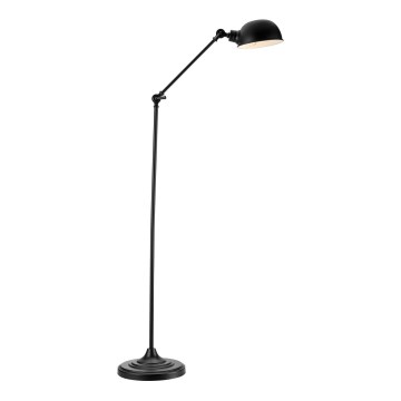 Markslöjd 108586 - Grīdas stāvlampa PORTLAND 1xE27/40W/230V melna