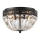 Markslöjd 108598 - Griestu lampa ETIENNE 2xE14/40W/230V melna