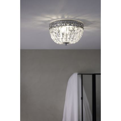 Markslöjd 108599 - Griestu lampa ETIENNE 2xE14/40W/230V spīdīgi hromēts