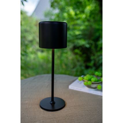Markslöjd 108657 - LED Aptumšojama, lādējama galda lampa FILO LED/2W/5V IP44 30 cm melna
