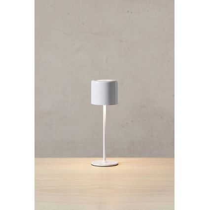 Markslöjd 108658 - LED Aptumšojama uzlādējama lampa FILO LED/2W/5V IP44 30 cm balta