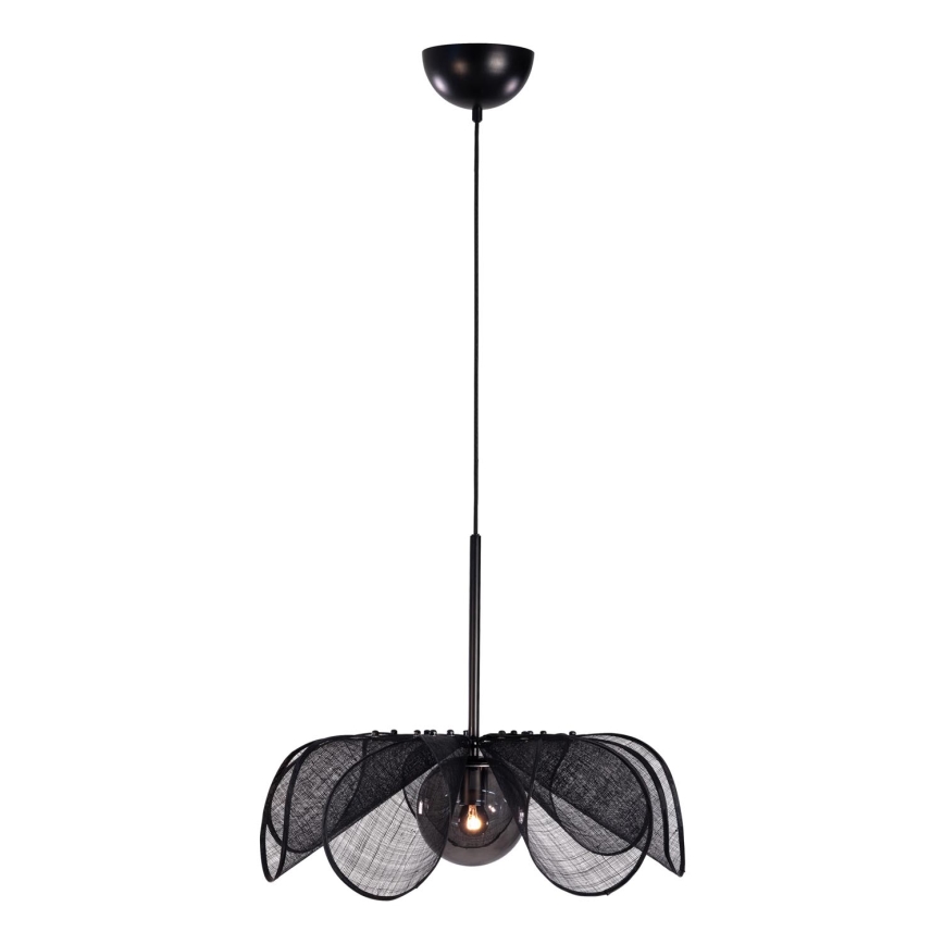Markslöjd 108660 - Lustra ar auklu STYRKA 1xE27/40W/230V d. 63 cm melna