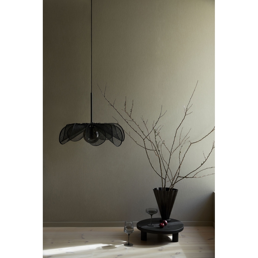 Markslöjd 108660 - Lustra ar auklu STYRKA 1xE27/40W/230V d. 63 cm melna