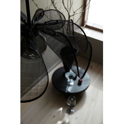 Markslöjd 108660 - Lustra ar auklu STYRKA 1xE27/40W/230V d. 63 cm melna