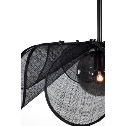 Markslöjd 108660 - Lustra ar auklu STYRKA 1xE27/40W/230V d. 63 cm melna