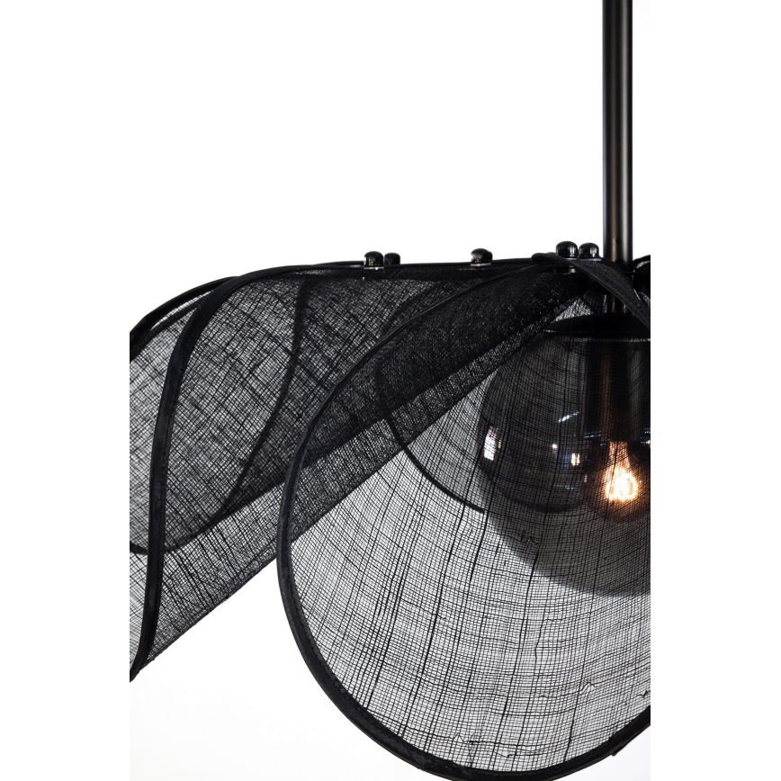 Markslöjd 108660 - Lustra ar auklu STYRKA 1xE27/40W/230V d. 63 cm melna
