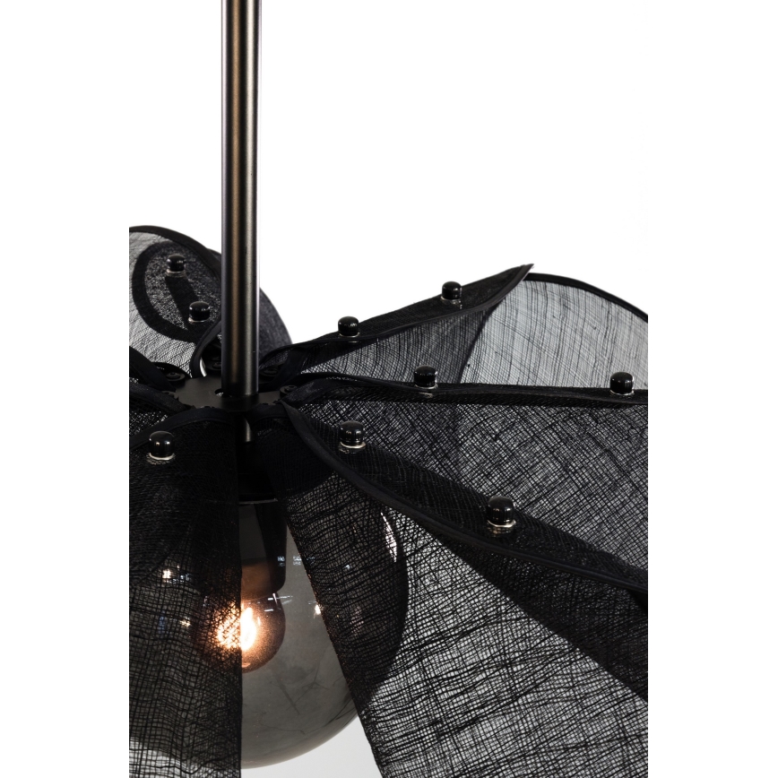 Markslöjd 108660 - Lustra ar auklu STYRKA 1xE27/40W/230V d. 63 cm melna