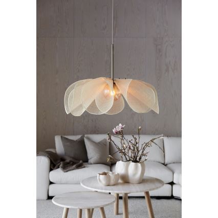 Markslöjd 108661 - Lustra ar auklu STYRKA 1xE27/40W/230V d. 75 cm bēša