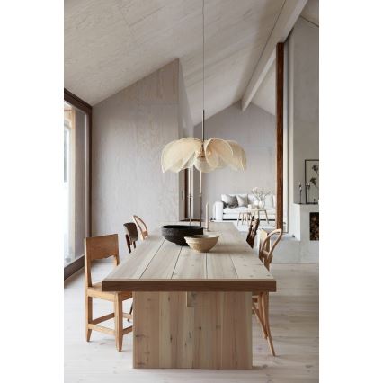 Markslöjd 108661 - Lustra ar auklu STYRKA 1xE27/40W/230V d. 75 cm bēša