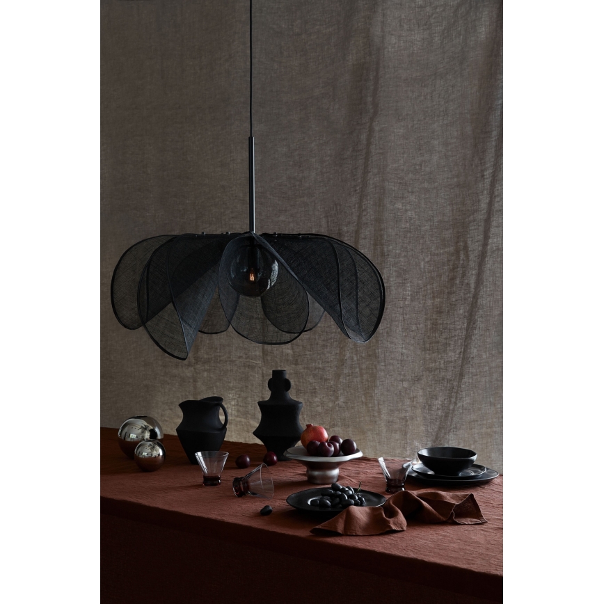 Markslöjd 108662 - Lustra ar auklu STYRKA 1xE27/40W/230V d. 75 cm melna