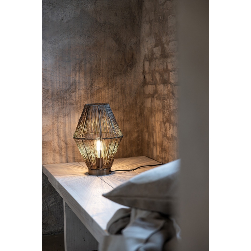 Markslöjd 108665 - Galda lampa CASA 1xE27/40W/230V misiņš