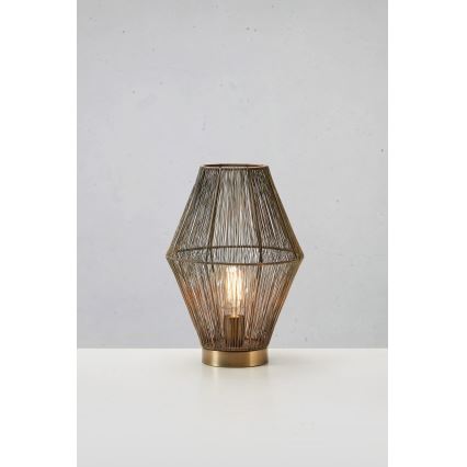 Markslöjd 108665 - Galda lampa CASA 1xE27/40W/230V misiņš