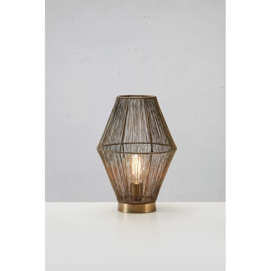 Markslöjd 108665 - Galda lampa CASA 1xE27/40W/230V misiņš